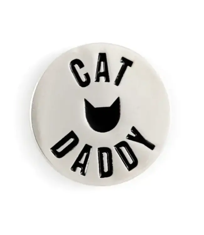 Pawsitively Stylish: Cat Daddy Enamel Pin