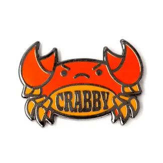 These Are Things Crabby Enamel Pin