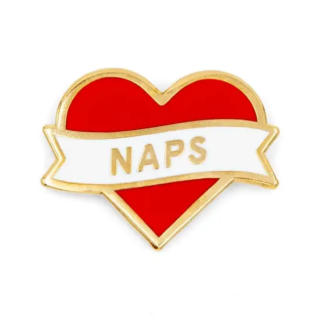 Nap with Heart: Heart Naps Enamel Pin