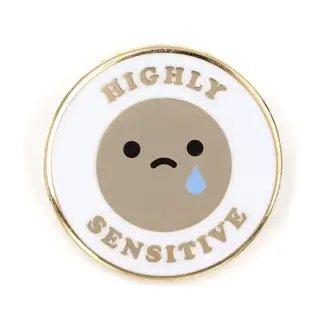 These Are Things Highly Sensitive Enamel Pin