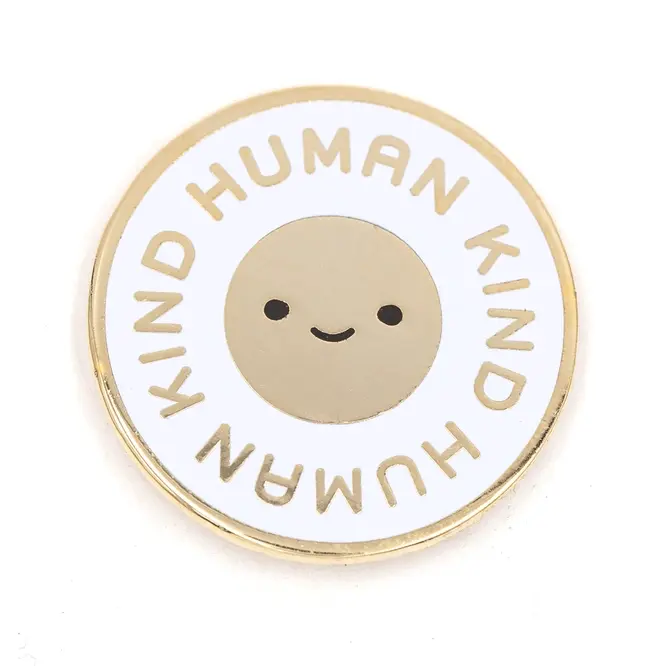 Human Kind Enamel Pin