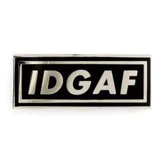 These Are Things Idgaf Enamel Pin