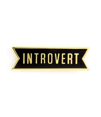 These Are Things Introvert Enamel Pin