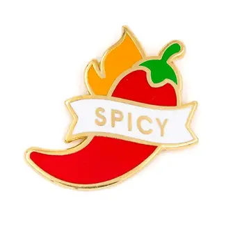 These Are Things Spicy Pepper Enamel Pin