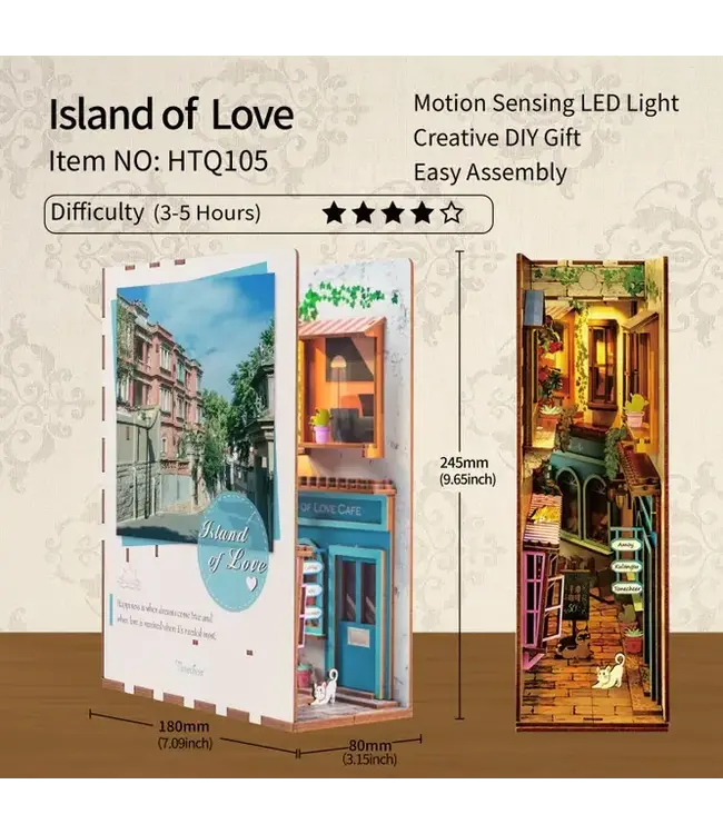 Love Isle: DIY Miniature Book Nook