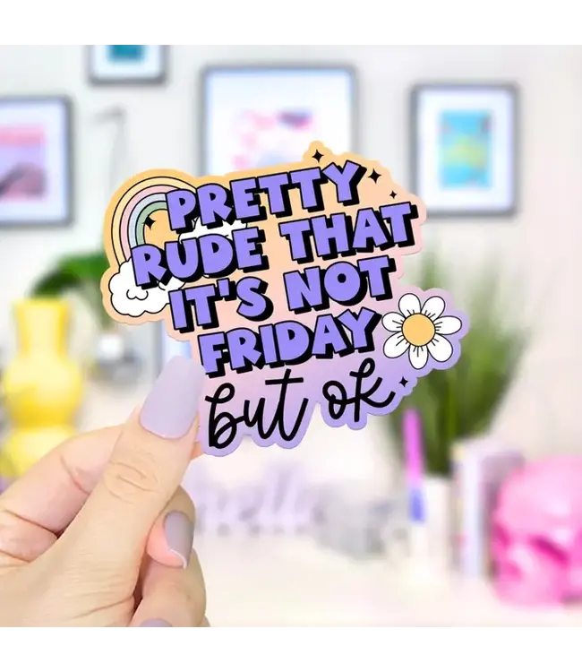 Friday Waterproof Vinyl Sticker