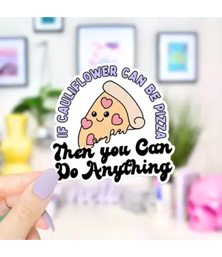 Stickers X Ashley Bexar Pizza Motivational Food Vinyl Sticker