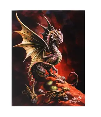 Something Different Desert Dragon Canvas by Anne Stokes