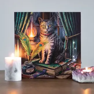 Something Different Book of Shadows Light Up Canvas Plaque By Lisa Parker