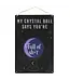 Mystical Musings: Crystal Ball Metal Sign