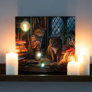 Something Different Purrlock Holmes Light Up Canvas