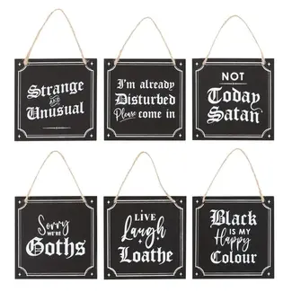 Something Different Gothic Mini Signs