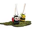 Buzzy Buddies: Mini Bee & Ladybug Planters