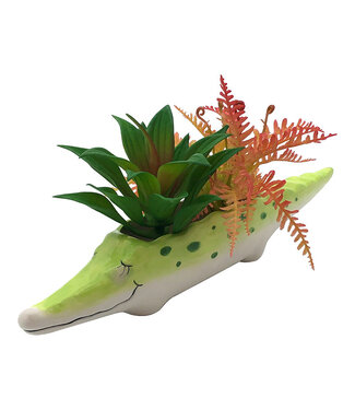 Streamline Crocodile Planter