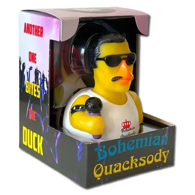 Quack like a Rock Star: Freddie Mercury Rubber Duck