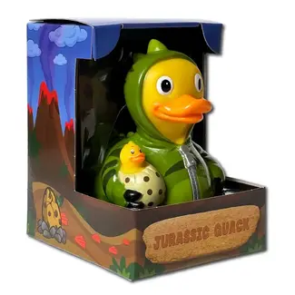CelebriDucks Jurassic Quack Rubber Duck