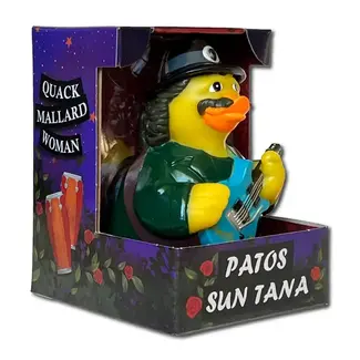 CelebriDucks Patos Sun Tana Rubber Duck: Santana Edition