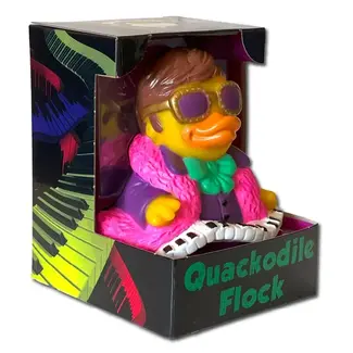 CelebriDucks Quackodile Flock Rubber Duck