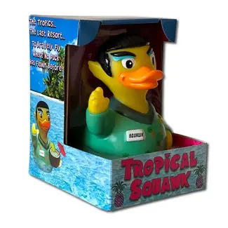 CelebriDucks Tropical Squawk Limited Edition Rubber Duck