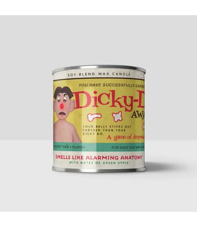 Dicky-Do Delight: Humorous Candle