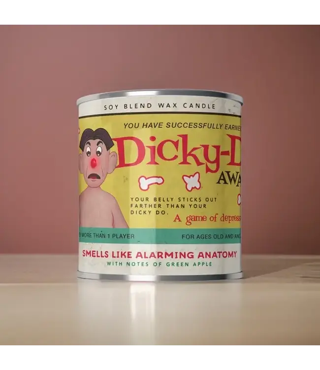 Dicky-Do Delight: Humorous Candle
