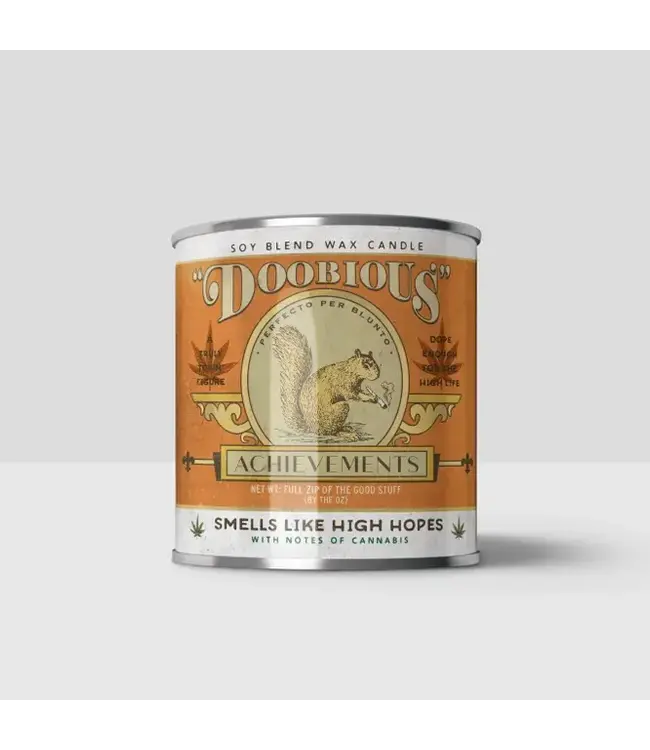 Cannabis Chronicles: Doobious Achievements Candle