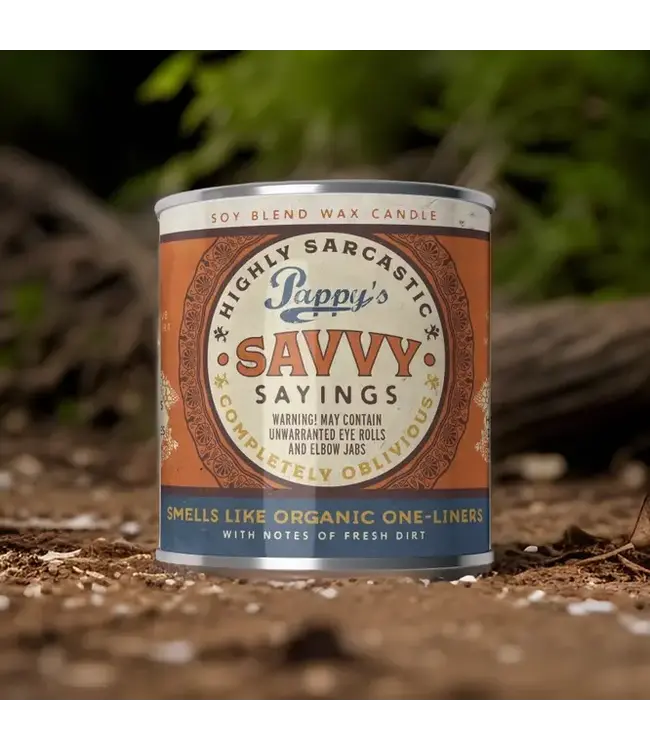 Dad's Wisdom: Pappy's Savvy Candle