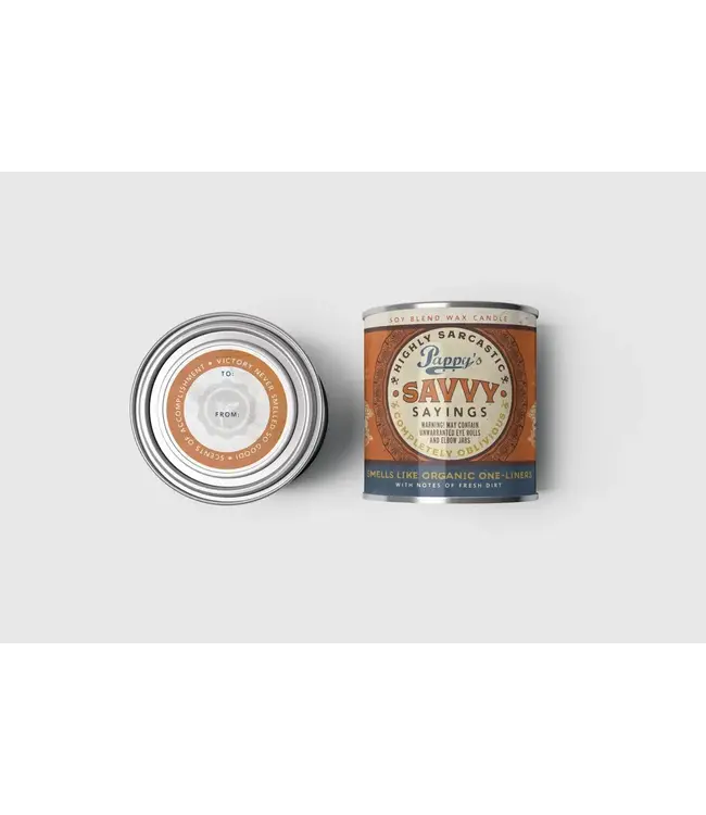 Dad's Wisdom: Pappy's Savvy Candle