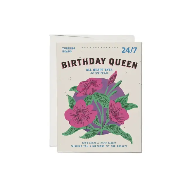 Regal Birthday: Queen's Greeting Card
