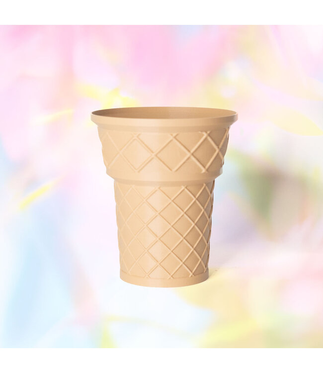 Chill Plant Vibes: Eufolia's Ice Cream Cone Planter!