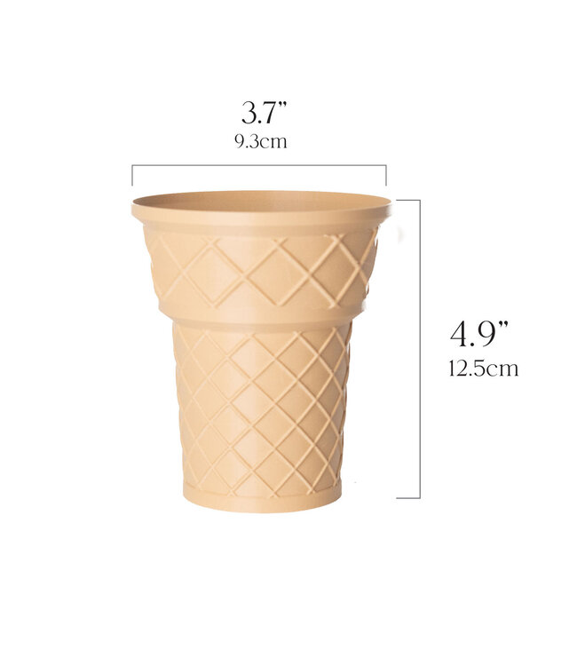 Chill Plant Vibes: Eufolia's Ice Cream Cone Planter!