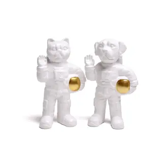 Chive Laika the Astronaut Ceramic Vase