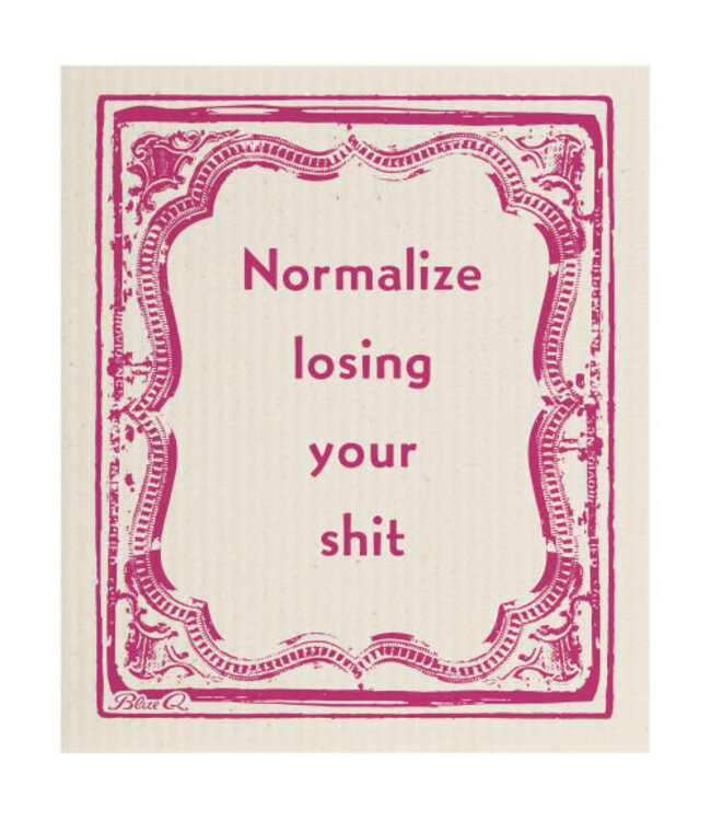 Clean Up Your Act: Blue Q's Losing Your Shit Dish Cloth