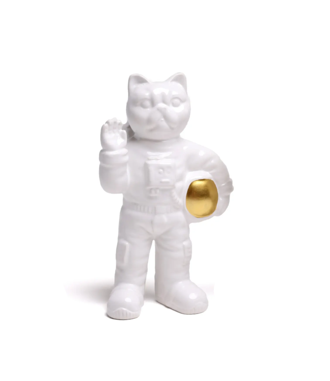 Space Paws: Ceramic Astronaut Vases