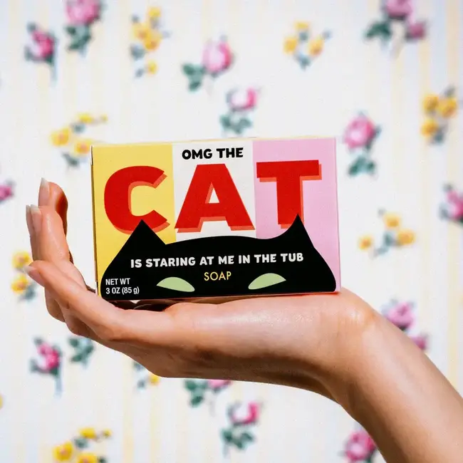 Cat's Meow: OMG THE Cat! Soap