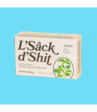 Whiskey River Soap Company L'SACK D'SHIT - Triple Milled Bar Soap