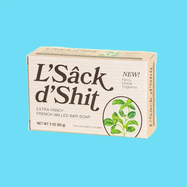 Fancy AF Soap: L'SACK D'SHIT