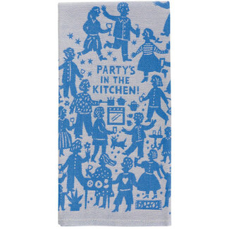 Blue Q Party In The Kitchen Dish Towel