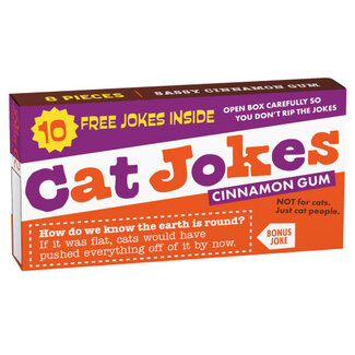 Blue Q Cat Jokes Cinnamon Gum