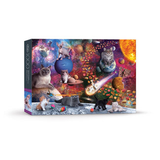 Fred & Friends Puzzle - Norwood Galaxy Cats 1000 PC