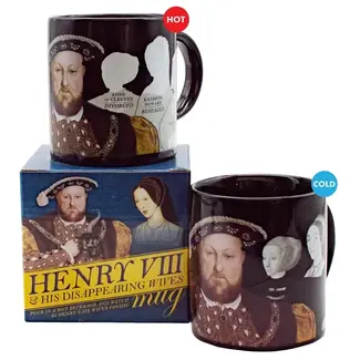 Unemployed Philosophers Guild Henry Viii Wives Heat-Changing Coffee Mug