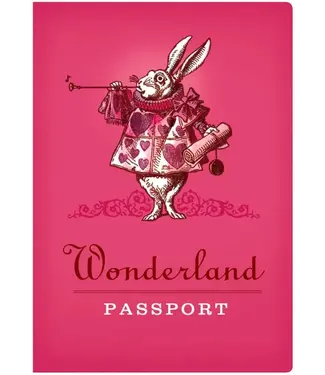 Unemployed Philosophers Guild Wonderland Passport Notebook
