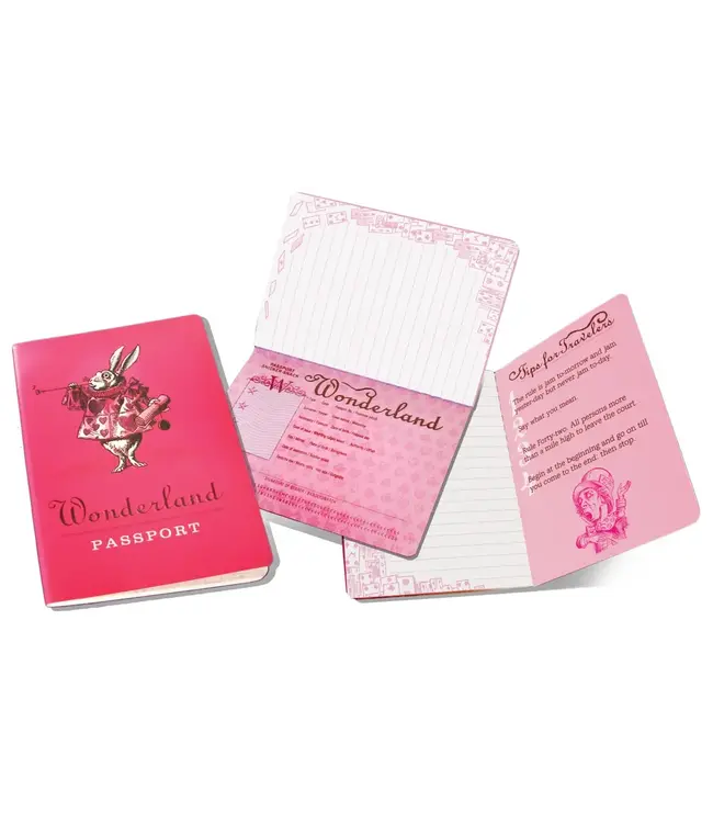 Wonderland Passport Notebook