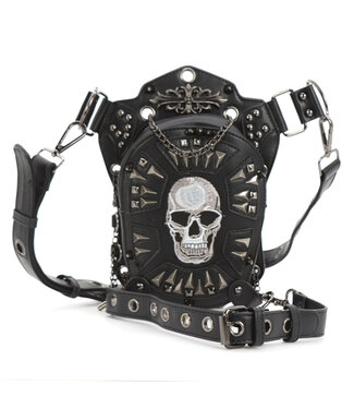 Comeco Inc. Skull Shoulder Bag/Waist Pack: Vinyl