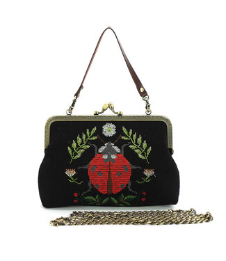 Comeco Inc. Lady Bug Vintage Kisslock Bag