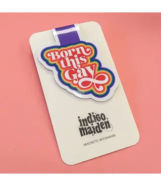 Indigo Maiden Born This Gay Magnetic Bookmark