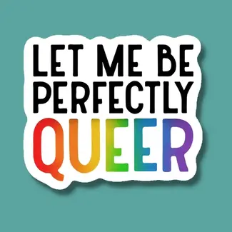 Indigo Maiden Let Me Be Perfectly Queer Lgbtq+ Pride Sticker
