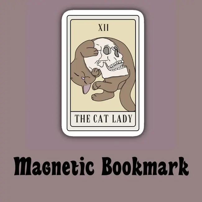 Cat Lady Tarot Bookmark: Magic for Your Pages!