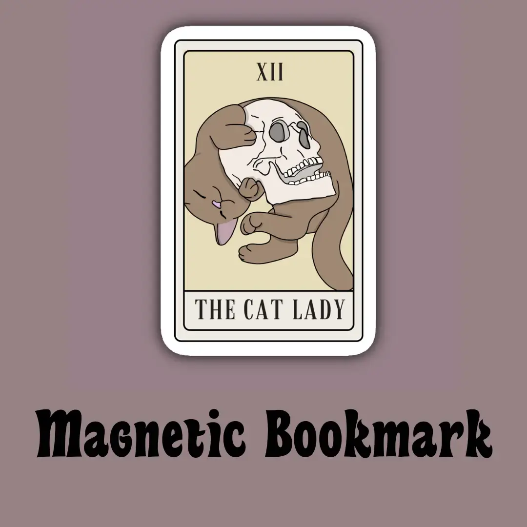 The Cat Lady Tarot Magnetic Bookmark