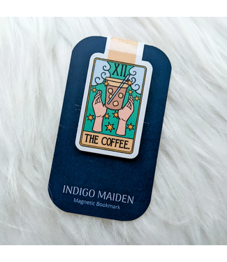 Indigo Maiden The Coffee Tarot Card Magnetic Bookmark